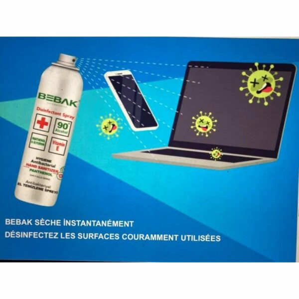 Spray désinfectant mains et surfaces