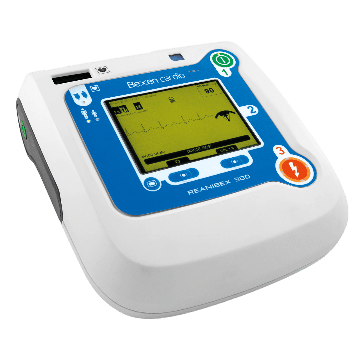 Moniteur Défibrillateur Reanibex 300, ECG 12 dérivations-GSM - Bexen Cardio – Image 2