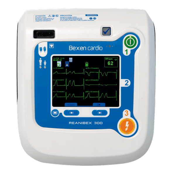 Moniteur Défibrillateur Reanibex 300, ECG 12 dérivations-GSM - Bexen Cardio – Image 4