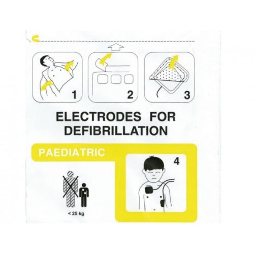 Electrodes pédiatriques défibrillateur Schiller FRED PA1